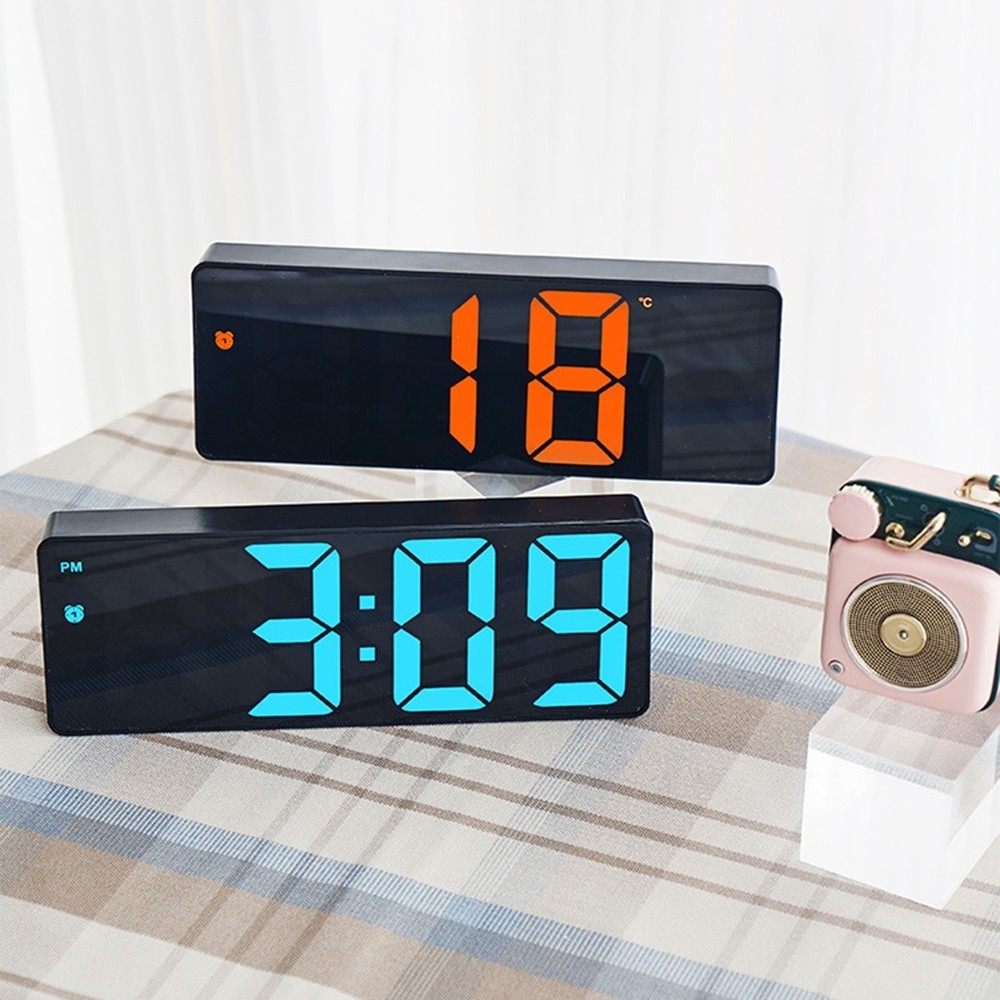 For Bedroom Large Display Clock Multifunctional Clock Desk Clock Alarm Function