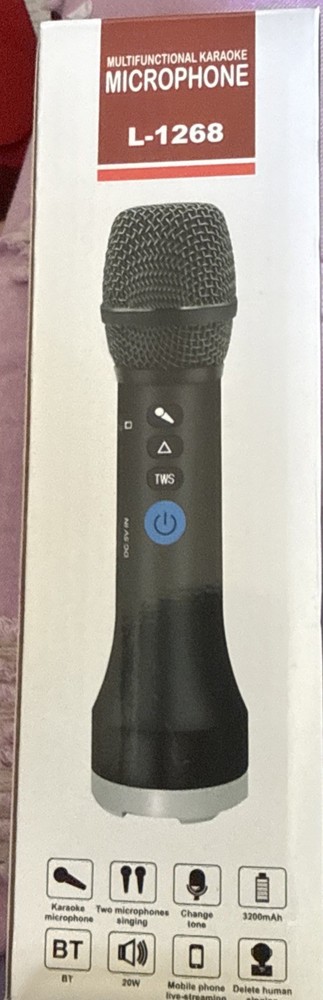 wireless bluetooth karaoke microphone