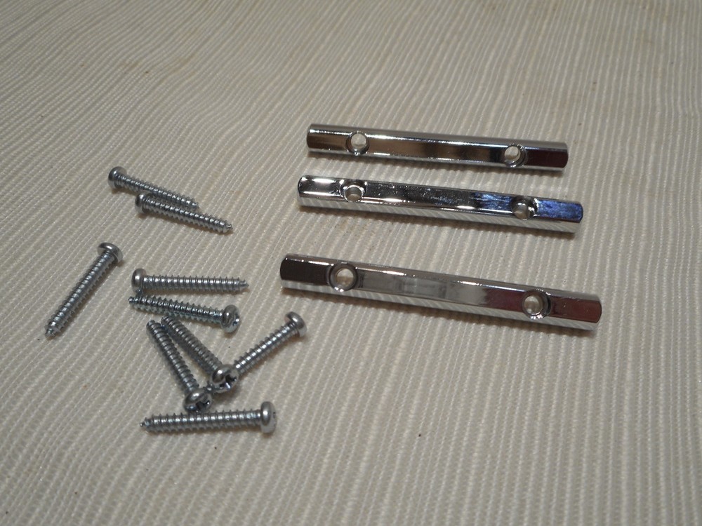 3 NEW CHROME SCHALLER GUITAR STRING TREES