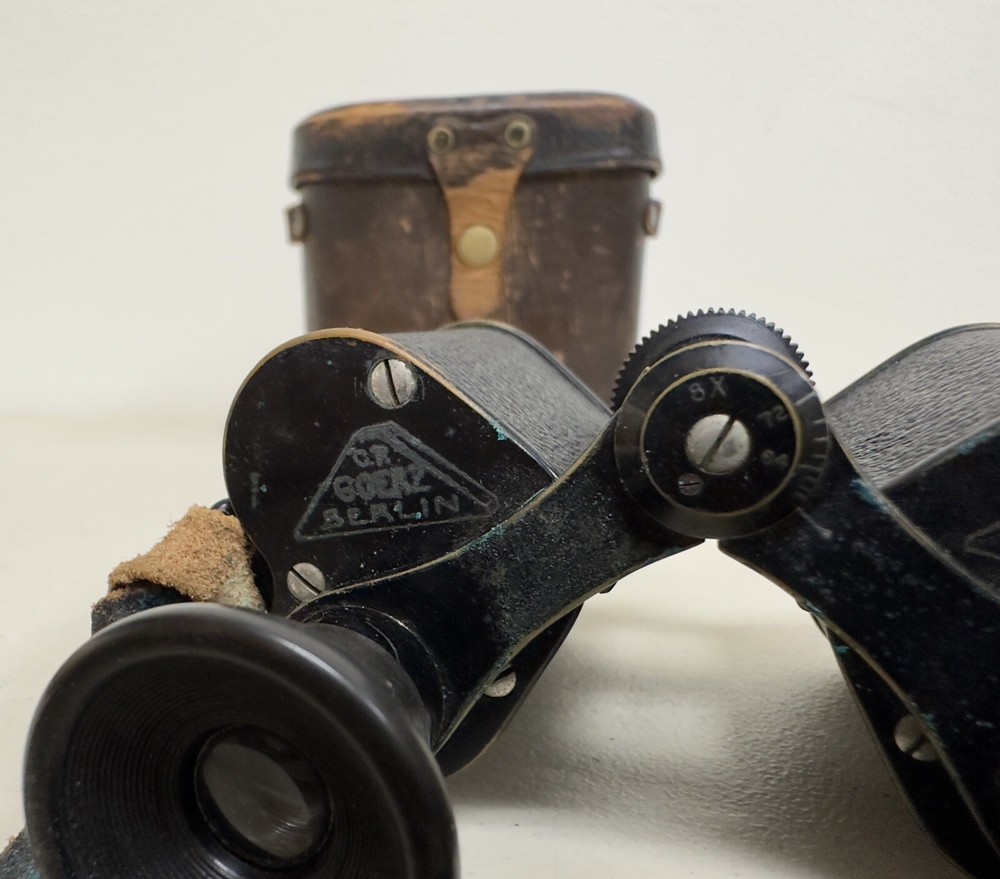 Vintage Goerz German Binoculars With Case