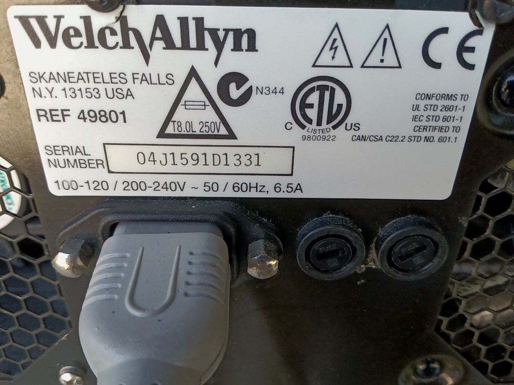 Welch Allyn Xenon 300 Light Source Ref 49801