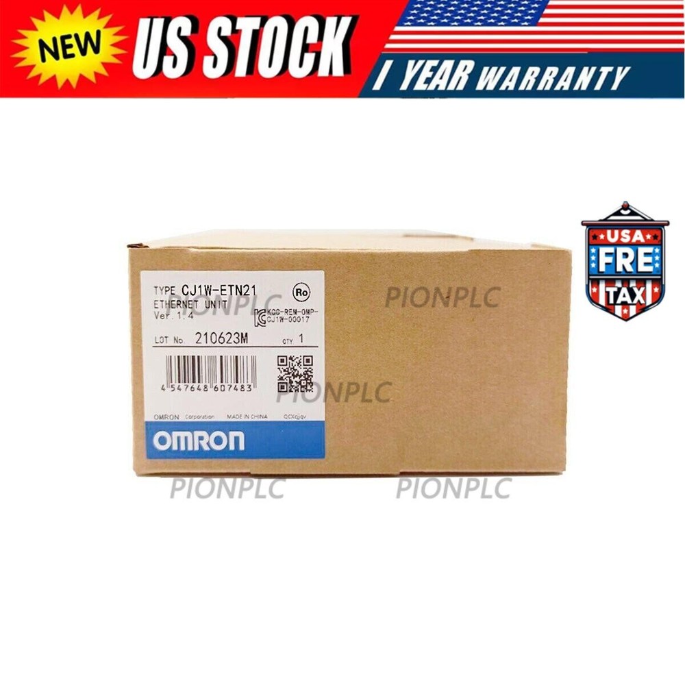 Original Omron CJ1W-ETN21 Ethernet Unit Programmable Controller