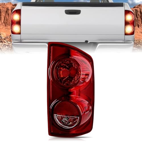 Taillight Assembly Compatible with 2007 2008 Dodge Smoke Red-Passenger Side