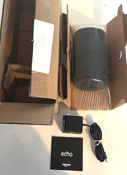 Amazon Echo (2nd Generation) Smart Speaker Charcoal Fabric Alexa Wi-Fi Bluetooth