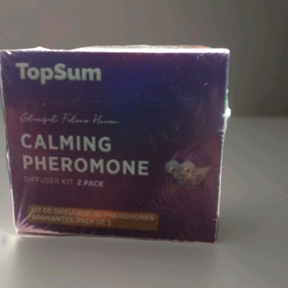 TopSum Feline Pheromone Diffuser Kit 2 Pack. For Stress, Spraying, Scratching.