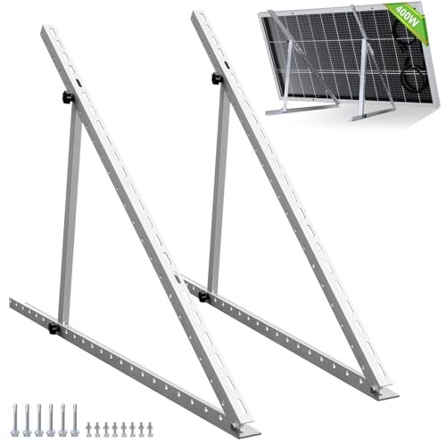 Upgraded 45in Solar Panel Mount Brackets, with Foldable Tilt 45in (1-Pack)