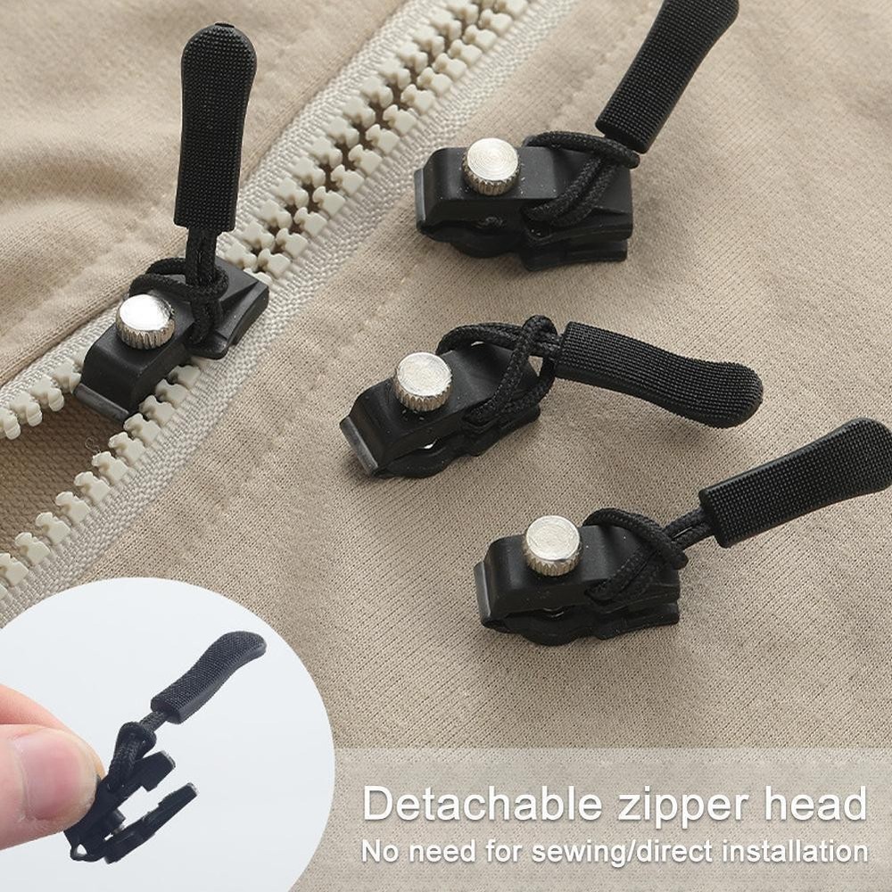 5Pcs Universal Zipper Repairer,Universal Mini Adjustable Zipper Restorer