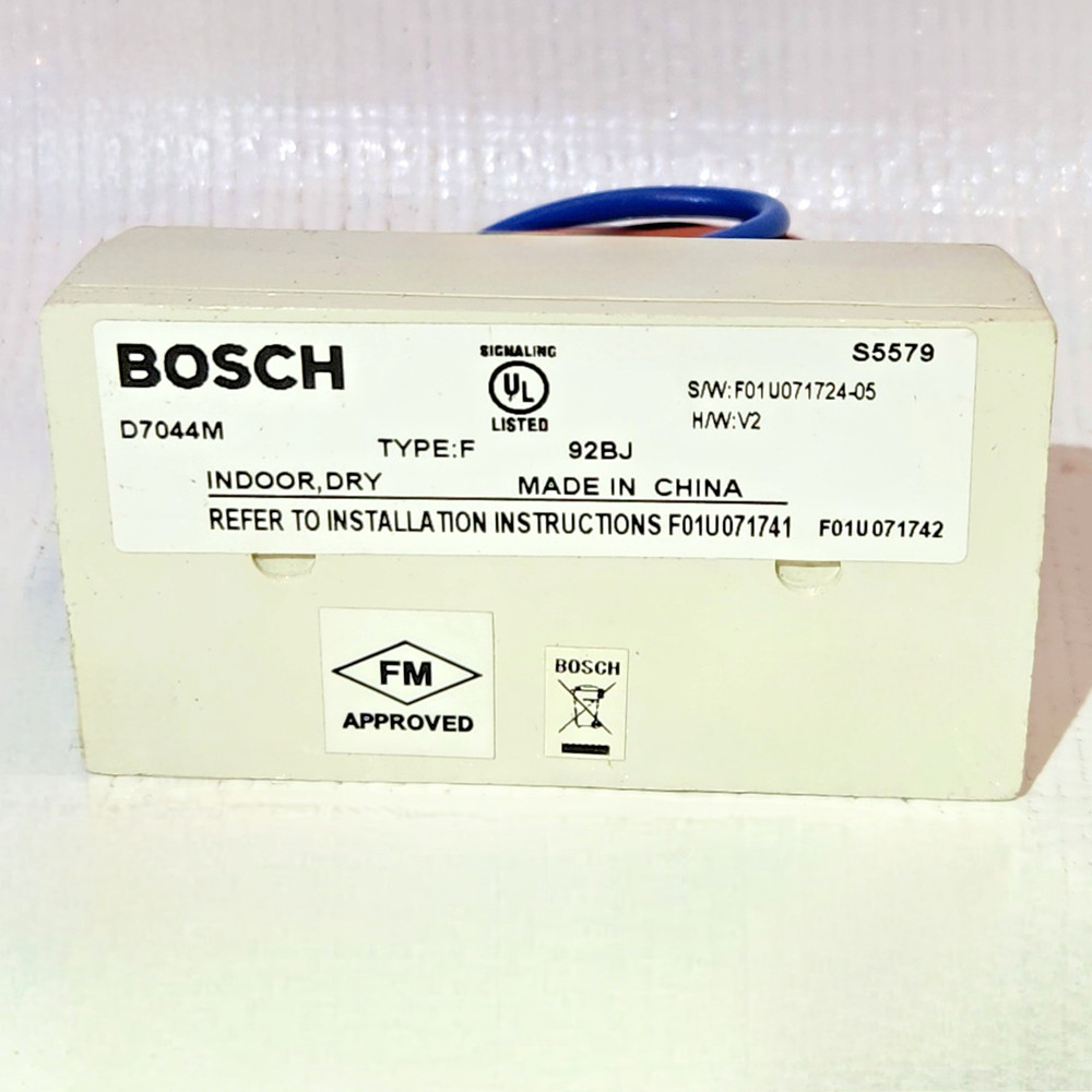 Bosch D7044M Multiplex Mini Single-Input Fire Alarm Module for FPD-7024/DS9400M