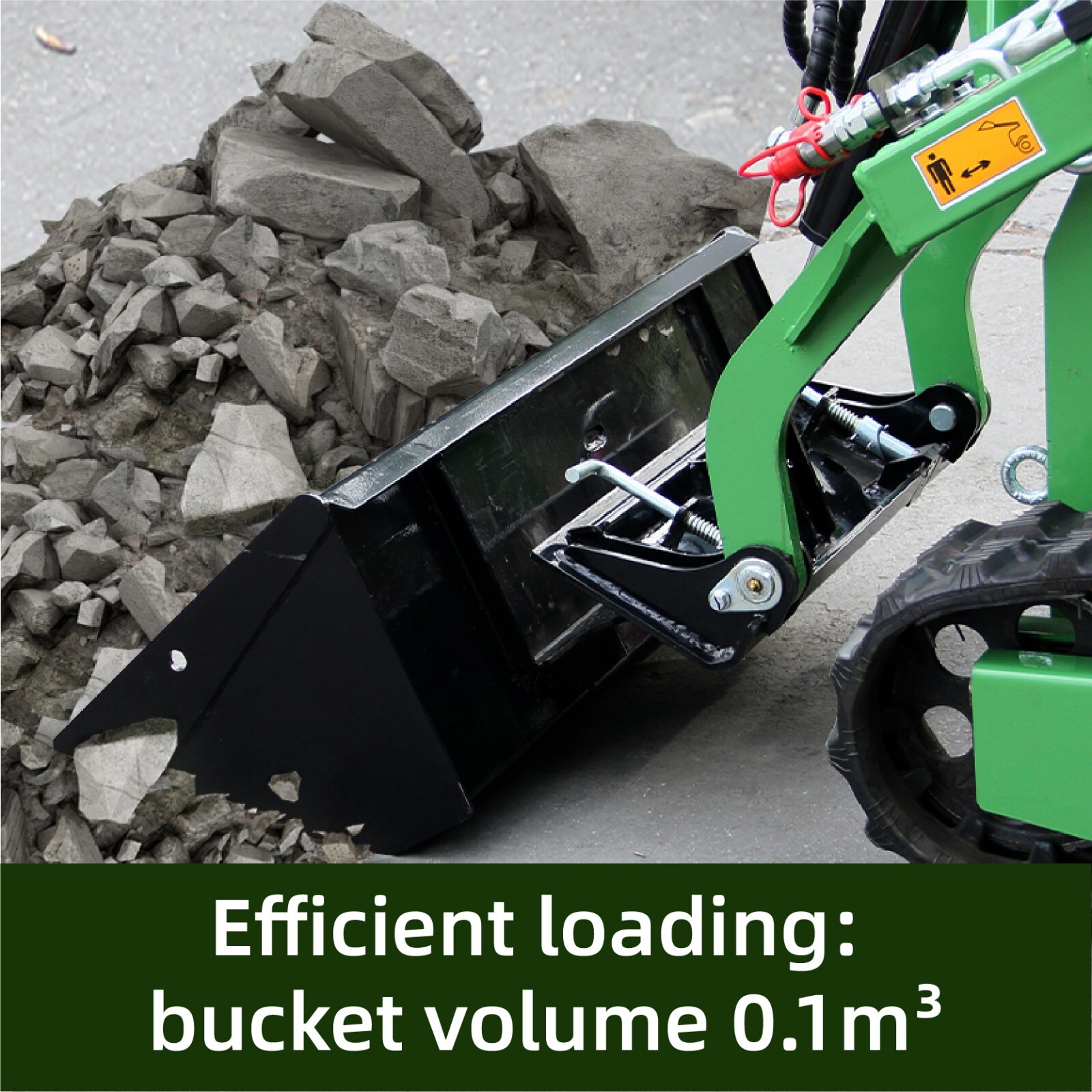 Mini Skid Steer Loader13.5 hp Hydraulic System Electric Start 2025 New For Sale