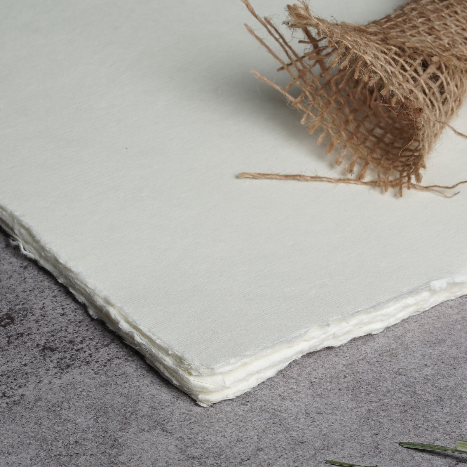 Handmade Paper Watercolor Sheets Deckle Edges Cold Press WhiteCotton Blank Pads