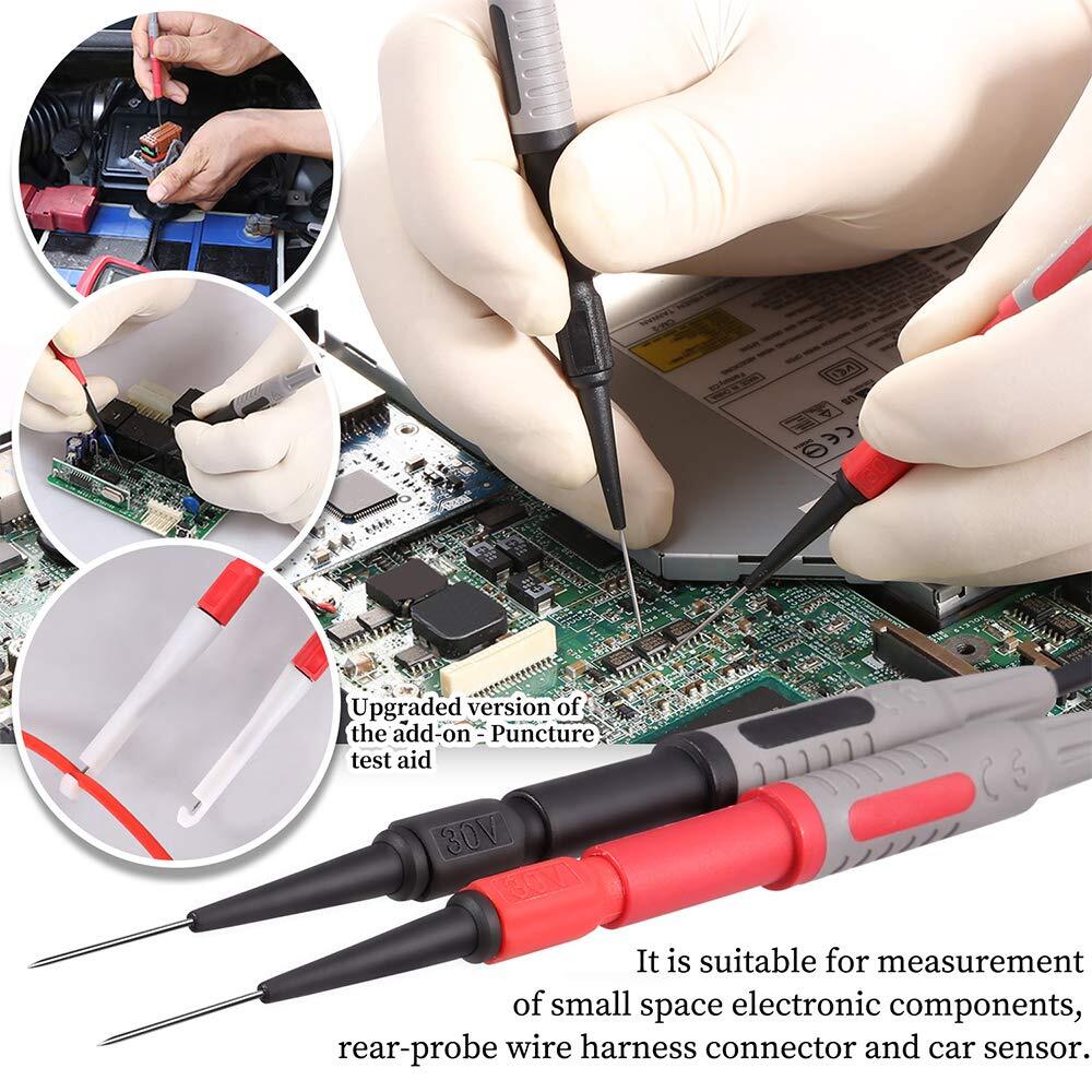 25PCS Multimeter Leads Kit, Professional & Upgraded Test Leads Set with Replacea