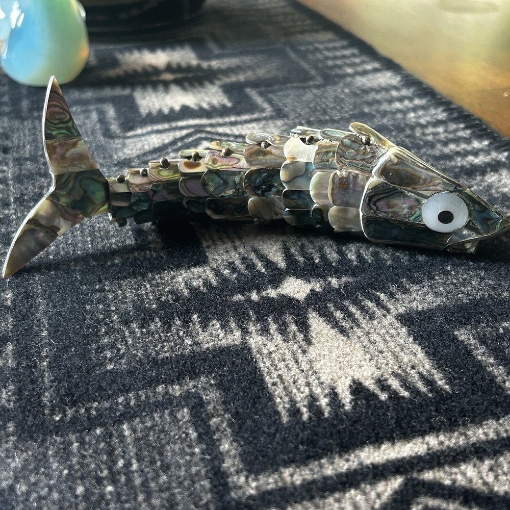 Abalone Articulated Fish Bottle Opener