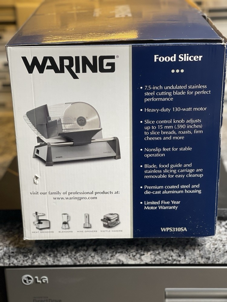 2015 Waring Food Slicer WPS310SA
