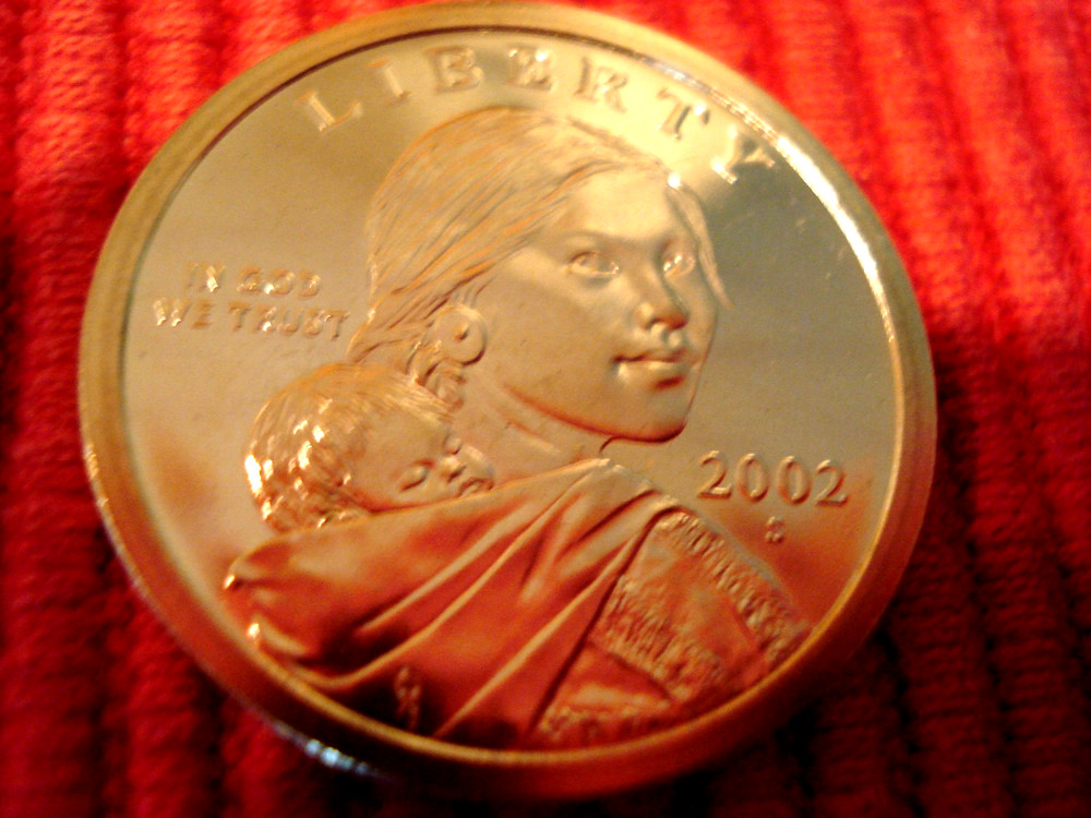 2002 S Sacagawea Gem Proof Native American Dollar