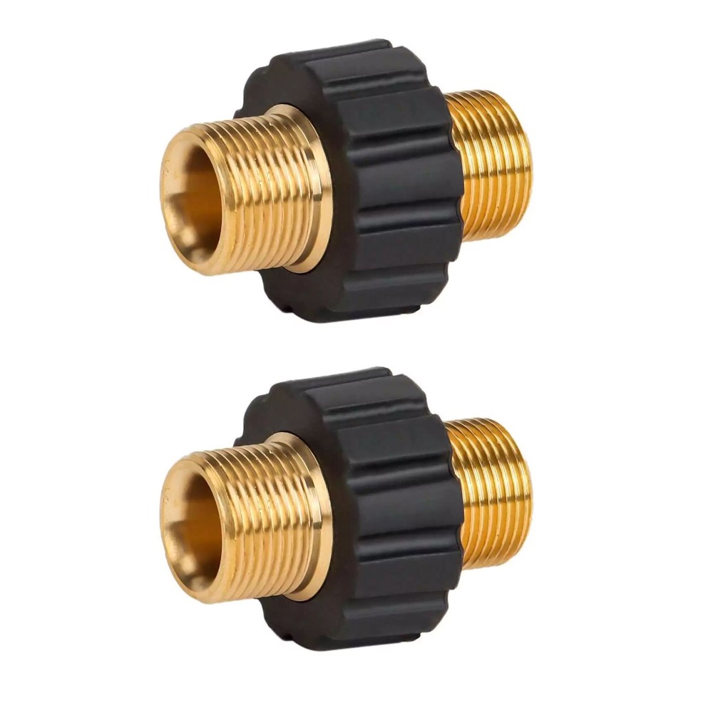 2pcs Pipe Hose Adapter Pressure Washer Connector With 14mm Inner Thread
