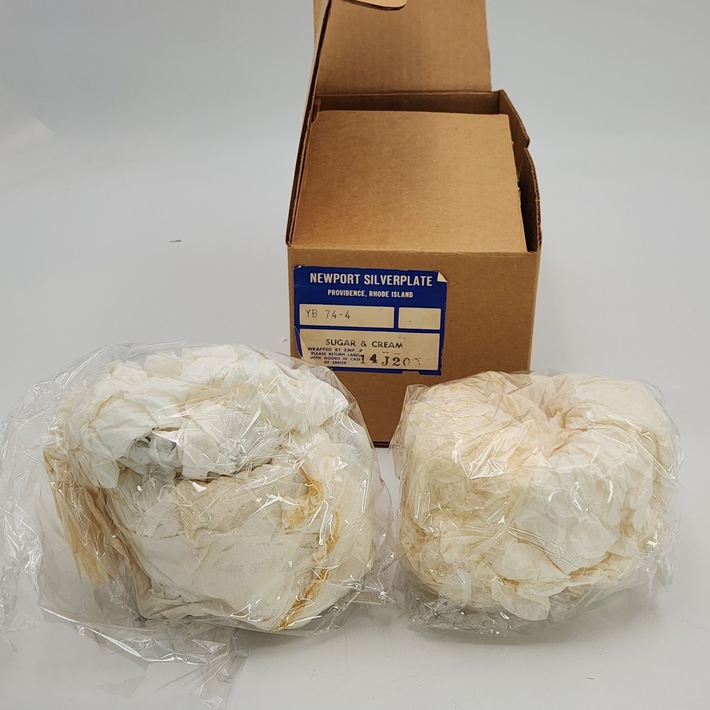 Vintage Gorham Newport Silverplate 4 Pc. Tea Coffee Set YB74 NOS Open Box