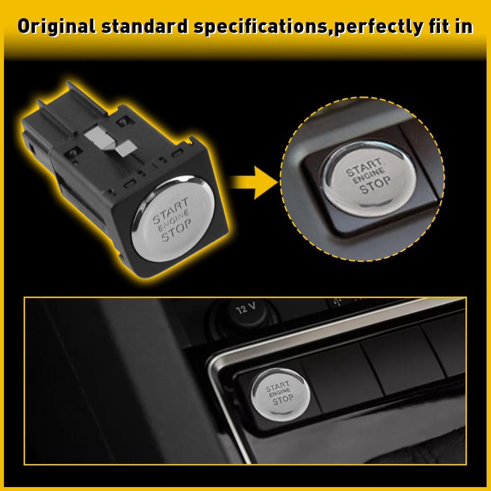 Car Engine Start Stop Push Switch Button For VW Jetta 2011-2017 16D959839 US EXV