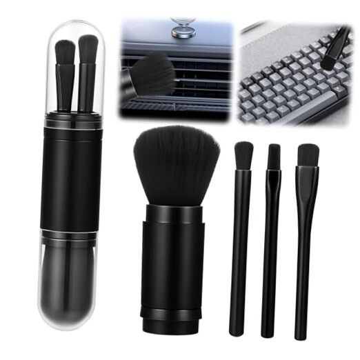 4 Pack Exquisite Duster Brush Kit, Mini Keyboard Cleaning Brushes Kit Model