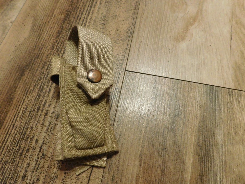 SPEC-OPS TAN MOLLE II SINGLE 9MM MAG POUCH