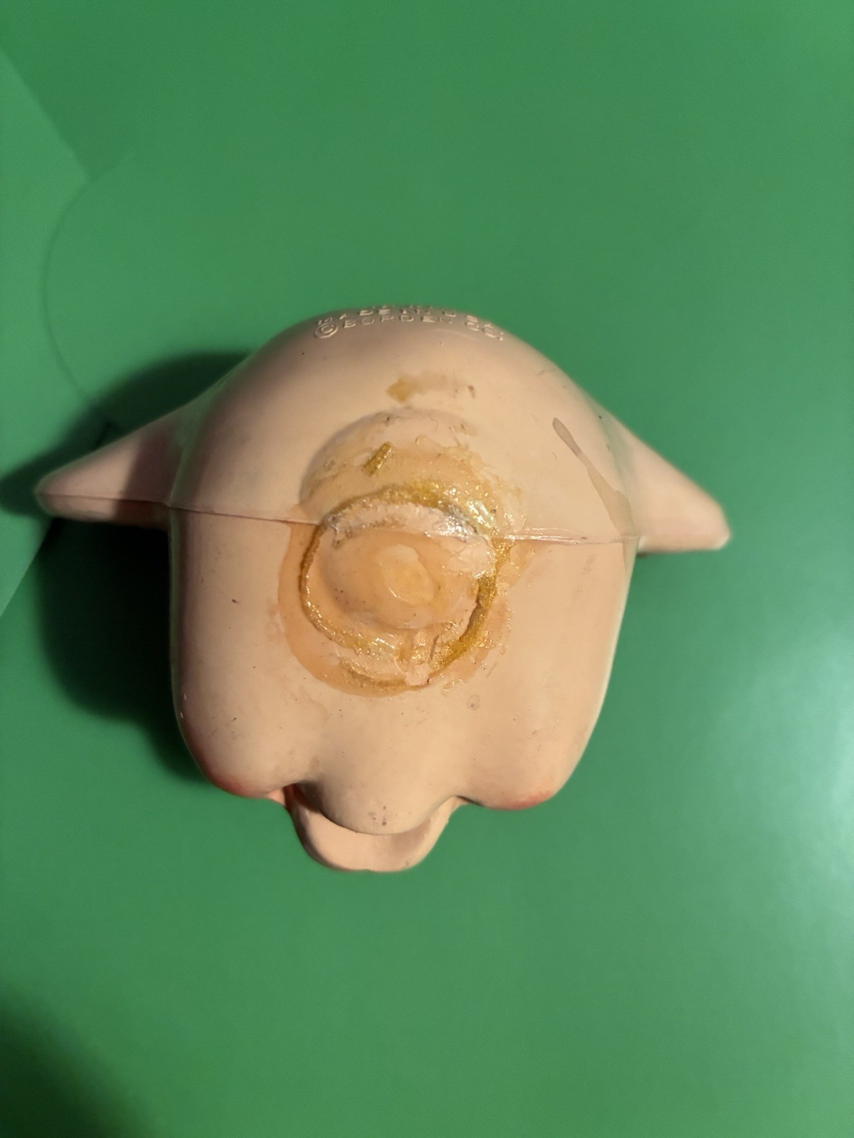 Rare BORDEN'S Dairy Mascot Elsie the Cow's Calf BEULAH's Head From Baby Rattle