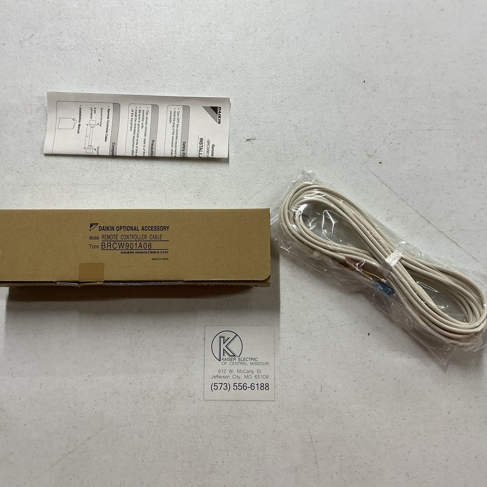 Daikin BRCW901A08 Optional Accessory Remote Controller CABLE ONLY