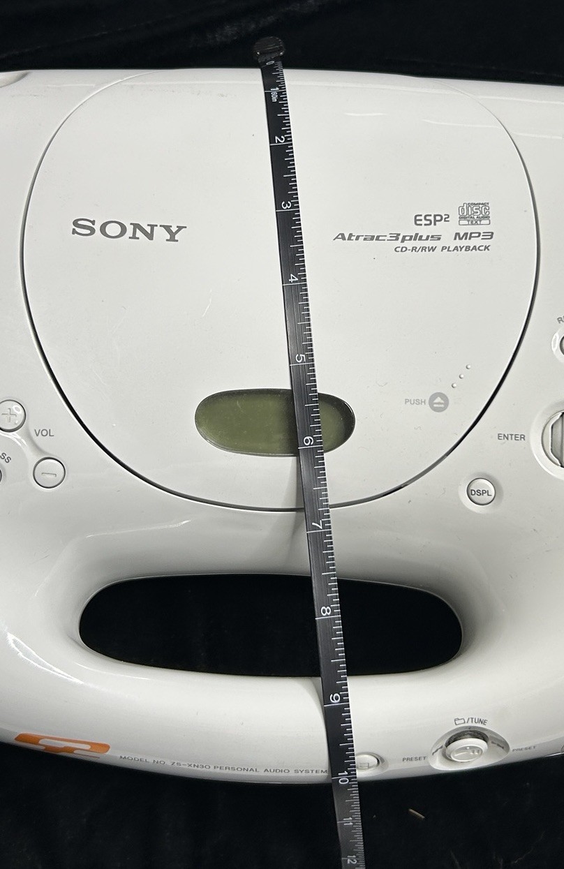 Sony BOOM BOX ZS-XN30 Personal Audio System CD Player Radio Tested READ Descript