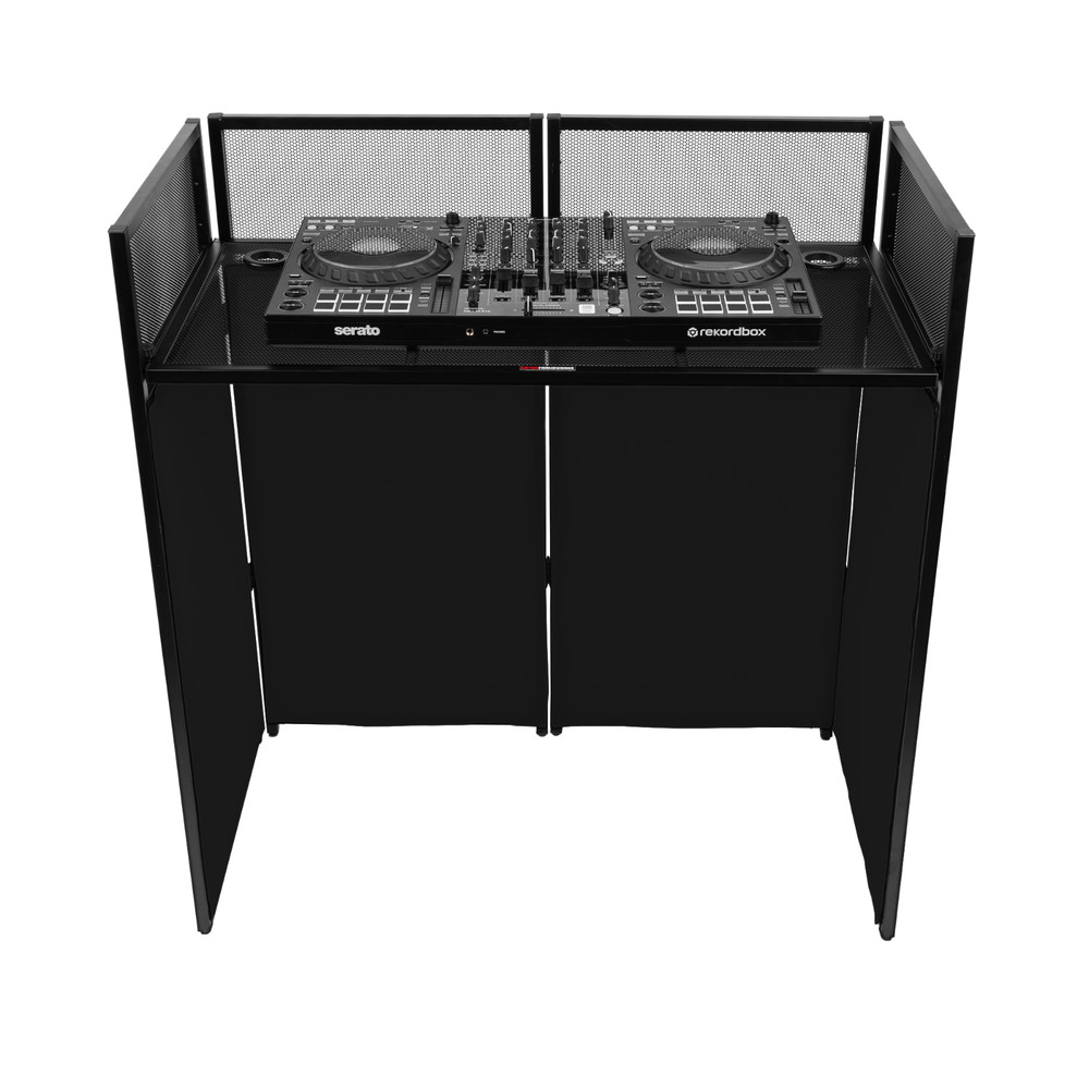 Gator Frameworks DJ Series Performance Facade with Carrying Bag, Foldable Booth