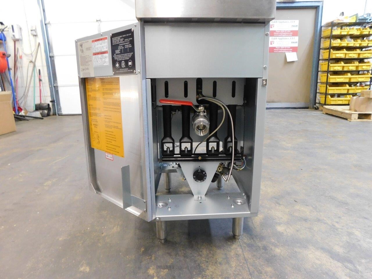 New S/D Vulcan 50 lbs Capacity Deep Fryer, Model: 1VEG50M-1 (2-In Stock)