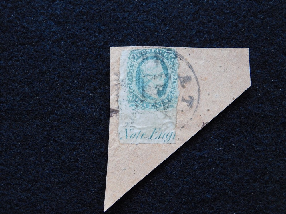 Confederate Stamp  “Archer & Daly, Bank Note Engravers, Richmond, Va.”