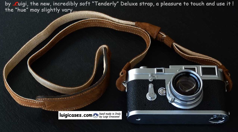 LUIGI TENDERLY DELUXE STRAP,INCREDIBLY SOFT,PADDED,FULLY LINED,ADJUSTABLE LENGTH