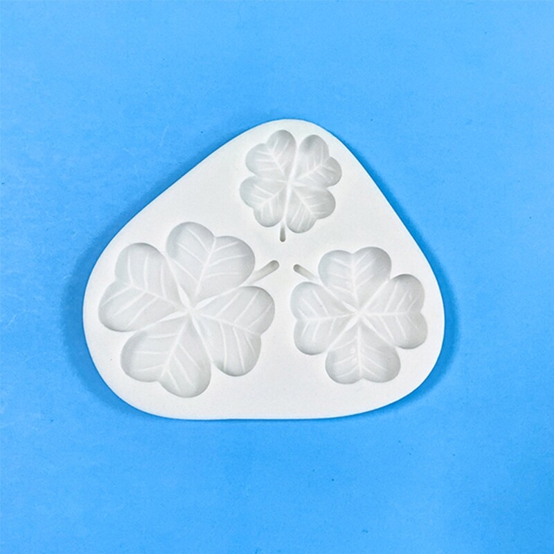 Four Leaf Clover Shape Dangler Casting Silicone Mould Handmade Craft DIY Gift