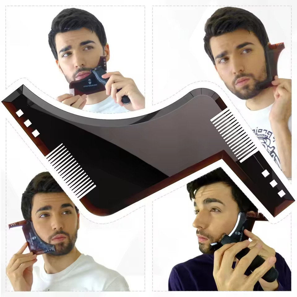 Beard Shaper for Men Beard Lineup Tool for Grooming Beard Guide Shaping Tool