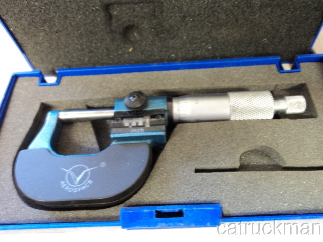 New 10th Reading Aerospace 0-1"Digital Outside Micrometer