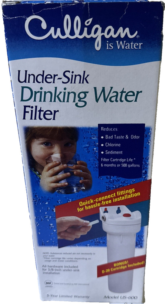 Culligan Under-Sink Drinking Water Filter Model US-600