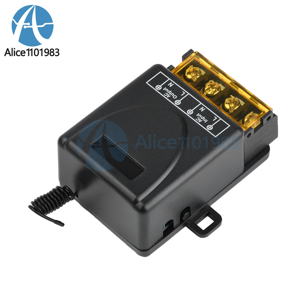 AC85-250V Wireless Remote Control Light Switch Transmitter For Water Pump Lamp