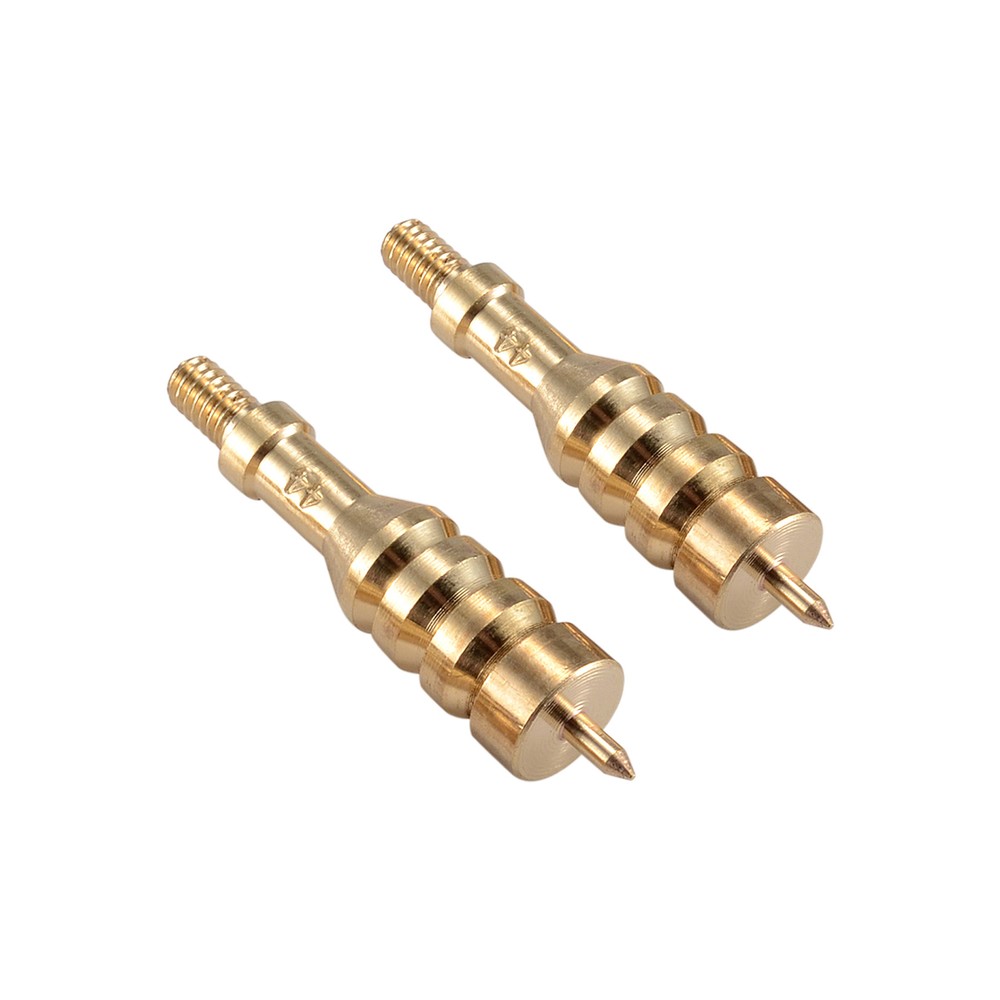 2 Pieces .44 Caliber Solid Brass Spear Pointed Jag Gun Clean Accessories Brass