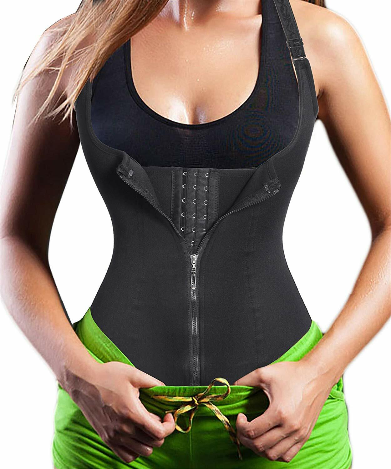 Fajas Reductoras Colombianas Body Shaper Waist Trainer Tummy Control Tank Top US