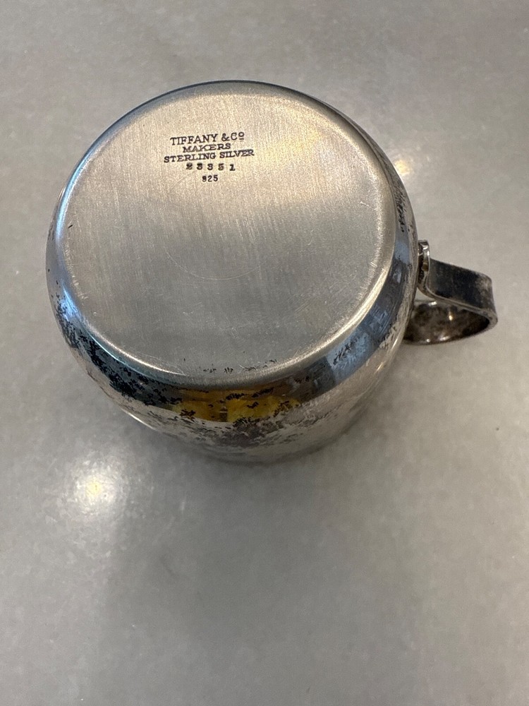 tiffany co sterling silver baby cup