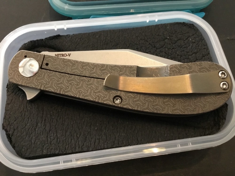 Custom Doc Shiffer Barebones Backpocket Flipper Folder Folding Knife