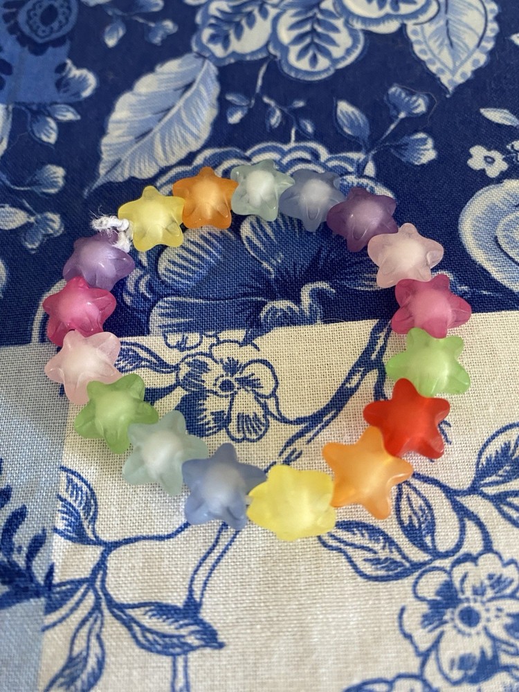 Colorful Star Beaded Bracelet - Handmade