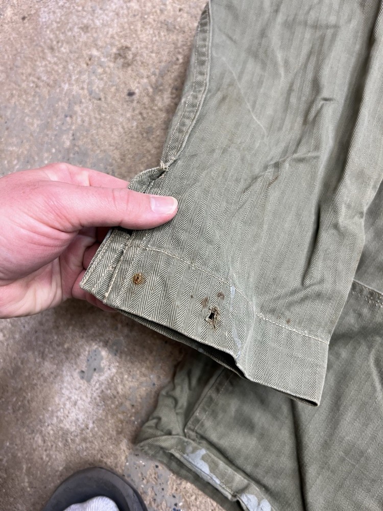 Authentic WW2 USMC HBT Chore Jacket