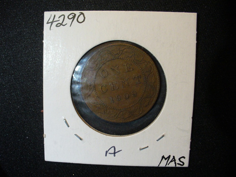 Canada 1909 Large Cent Coin