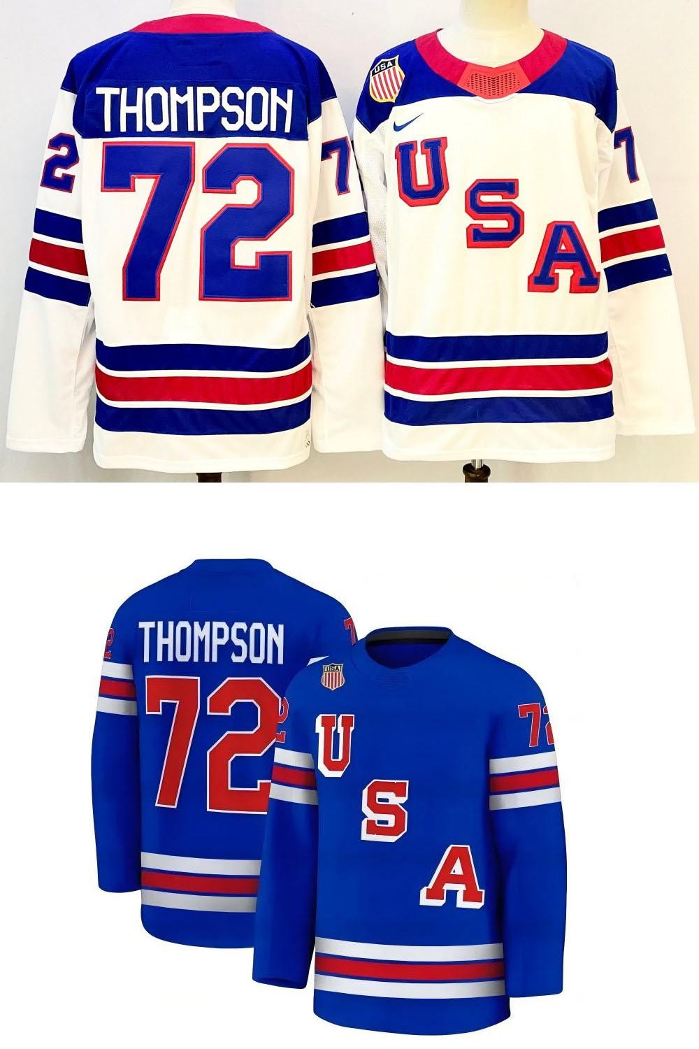 Tage Thompson USA Men Jersey All Stitched