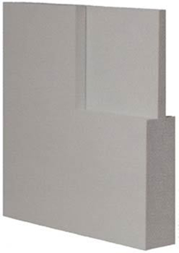 5 Panel Flat Mission Shaker Primed Stile & Rail Solid Core Door Slabs 8'0 Height