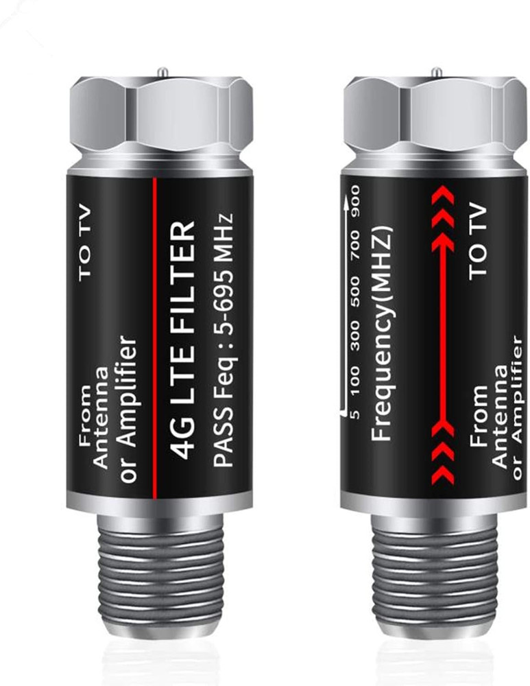 2Pcs LTE Filter Improves Antenna Amplifier Signals - LTE Filter for TV Antenna S