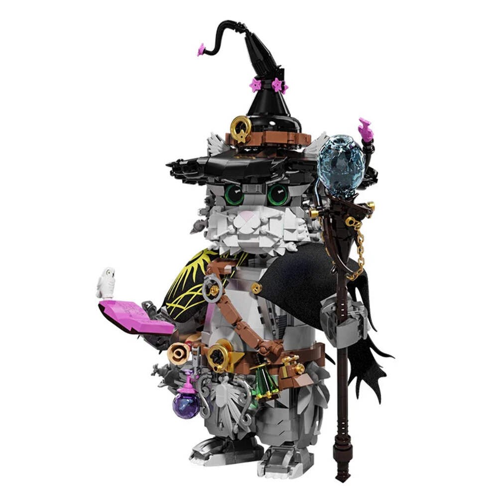 Wizard Owl MOC Building Set - Creative Blocks for All Ages