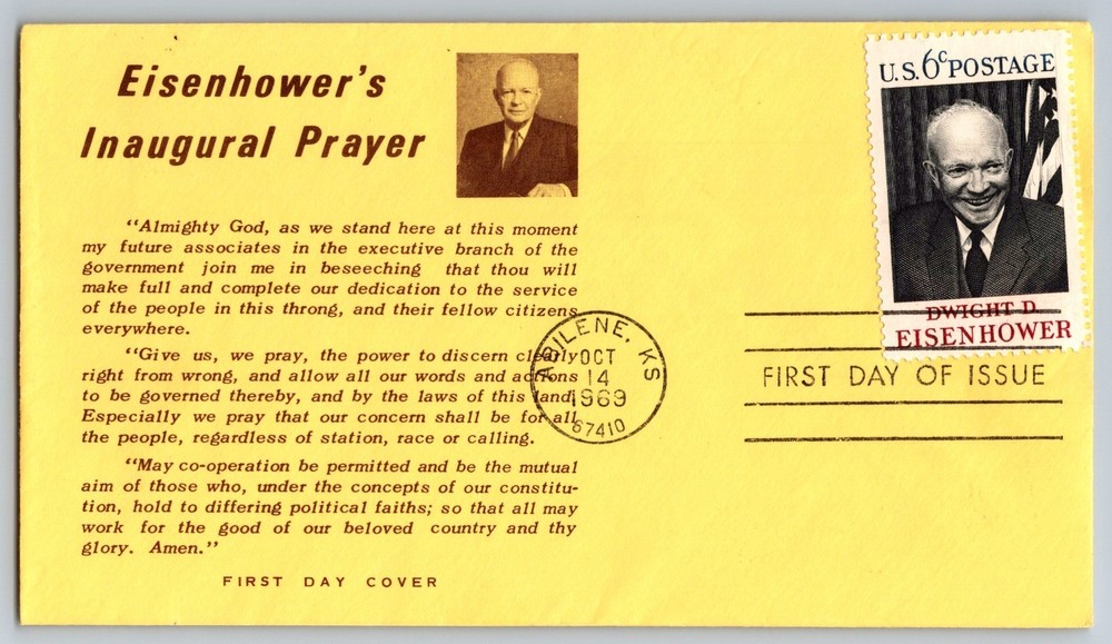 #1383 Dwight Eisenhower FDC
