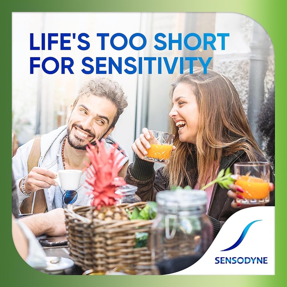 Sensodyne Fresh Mint Toothpaste for Sensitive Teeth, ADA Accepted, 4 oz, 2 Pack