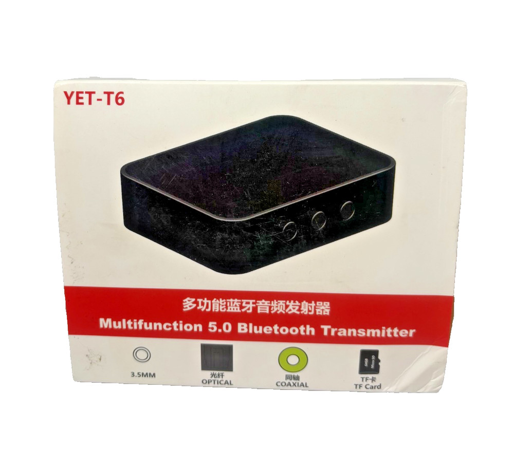 Wireless Bluetooth 5.0 FM Transmitter Car Adapter USB Port YET-T6 Music Receiver