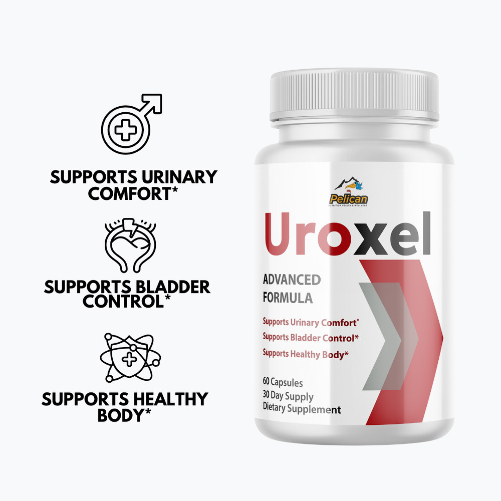Uroxel- Prostate & Urinary Support- 2 Bottles- 120 Capsules